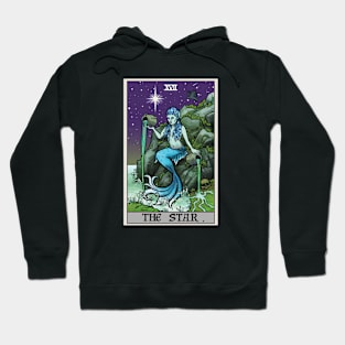 The Star Tarot Card Terror Tarot Edition - Siren Halloween Mermaid Hoodie